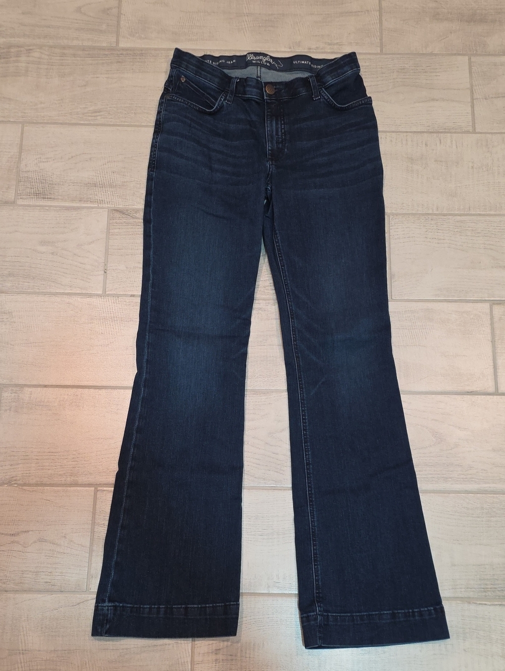 Wrangler Willow Riding Jeans Women's Size 31x36 Dark Wash